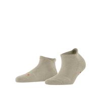 FALKE Women's Keep Warm W Sn Wool Low-Cut Plain 1 Pair Trainer Socks, Beige Melange 4043, 2.5-3.5