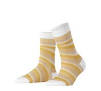 FALKE Women's Latin Mix W So Cotton Patterned 1 Pair Socks, White 2000, 5.5-6.5