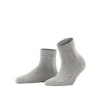 FALKE Women's Light Cuddle Pads W Hp Cotton Grips On Sole 1 Pair Grip socks, Grey Mid Melange 3530, 5.5/8 UK