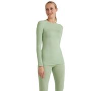 Falke Womens Long Sleeve Wool Tech Shirt - Quiet Green