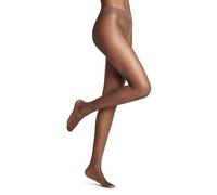 FALKE Women's Lunelle 8 DEN W Ti Ultra-Sheer Plain 1 Pair Tights, Brown Espresso 5188, L