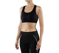 FALKE Women's Madison Low Support W Sb Functional Yarn For Low-Impact Activities 1 Piece Sports Bra, Black 3000, XS