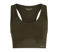 FALKE Women's Madison Low Support With Pads W SB Breathable For Low-Impact Activities 1 Piece Sports Bra, Green (Herb 7754), XS