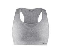 Falke Women's Madison Melange Low Support Sports Bra Breathable Quick Dry Grey Seamless for Small Medium Cup Sizes Low Impact Sports Hiking Yoga Pilates 1 Piece