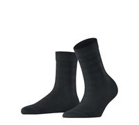 FALKE Women's Madras W So Cotton Patterned 1 Pair Socks, Grey Graphite 3146 Madras, 2.5-5