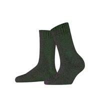 FALKE Women's Marble Cloud W So Wool Cotton Patterned 1 Pair Socks, Green Artichoke 7436, 5.5-8