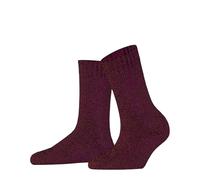 FALKE Women's Marble Cloud W So Wool Cotton Patterned Socks 1 Pair, Brown Cayenne 5950, 5.5-8