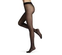 FALKE Women's Matt Deluxe 20 Den W Ti Transparent Einfarbig Tights, 20 denier, Black 3009 Anniversary, S