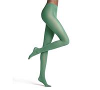 FALKE Women's Matt Deluxe 30 DEN W Ti Sheer Plain 1 Pair Tights, Turquoise Ocean Green 7506, M-L