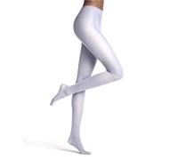 FALKE Women's Matt Deluxe 30 DEN W Ti Sheer Plain 1 Pair Tights, White 2209, S-M