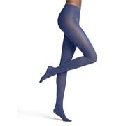 FALKE Women's Matt Deluxe 30 DEN W Ti Sheer Plain 1 Pair Tights, Blue Smoky 6483, S-M
