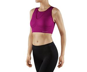 FALKE Women's Maximum Support CUP A/B W SB Functional Yarn For High Impact Activities 1 Piece Sports Bra, Pink (Berry 8284), XS