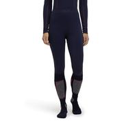FALKE Women's Maximum Warm 3/4 W TI Functional Yarn Quick Dry 1 Piece Base Layer Bottom, Blue (Space Blue 6116) - Trend, XL