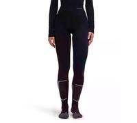 FALKE Women's Maximum Warm 3/4 W Ti Functional Yarn Quick Dry Base Layer Bottom 1 Piece, Black 3000, XL