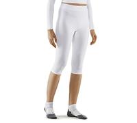 FALKE Women's Maximum Warm 3/4 W Ti Functional Yarn Quick Dry Base Layer Bottom 1 Piece, White 2860-O, L