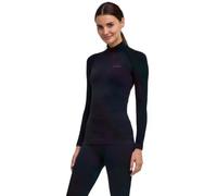 FALKE Women's Maximum Warm High Neck W L/s Sh Functional Yarn Quick Dry Base Layer Top 1 Piece, Black 3000, XS