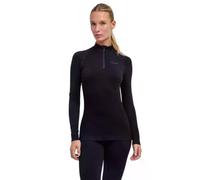 Falke Women's Maximum Warm High Zip Neck Longsleeved Sports Functional Shirt Thermal Underwear for Cold to Very Cold Weather Quick-Drying Breathable Functional Yarn 1 Piece