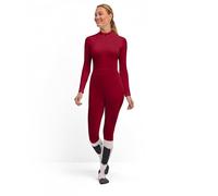 FALKE Women's Maximum Warm Long W Ti Functional Yarn Quick Dry Base Layer Bottom 1 Piece, Red Merlot 8117, L