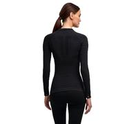 FALKE Women's Maximum Warm Round Neck W L/s Sh Functional Yarn Quick Dry 1 Piece Base Layer Top, Black 3000 Trend, XL