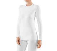 FALKE Women's Maximum Warm Round Neck W L/s Sh Functional Yarn Quick Dry 1 Piece Base Layer Top, White 2860, M