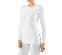 FALKE Women's Maximum Warm Round Neck W L/s Sh Functional Yarn Quick Dry 1 Piece Base Layer Top, White 2860, XS