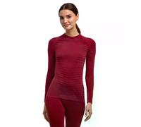 FALKE Women's Maximum Warm Tight Fit Longsleeved Functional Shirt Thermal Breathable Quick Dry Black White for Outdoor Sports in Winter Ski Snowboard Hiking Running Equestrian 1 Piece