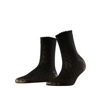FALKE Women's Microbloom 20 DEN W So Sheer Patterned 1 Pair Socks, Black 3009, 5.5-8
