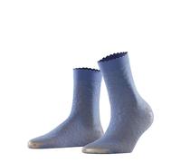 FALKE Women's Microbloom 20 DEN W So Sheer Patterned 1 Pair Socks, Blue Smoky 6483, 2.5-5