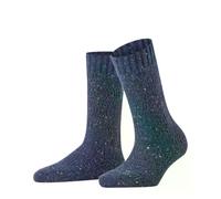 FALKE Women's Mountain Comfort W So Wool Patterned Socks 1 Pair, Deep Blue 6418, 2.5-5
