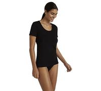 FALKE Women's Natural W S/S Sh Cotton Breathable Pack of 1 Underwear, Black (Black 3000), M