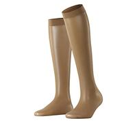FALKE Women's Net W Kh Sheer Patterned 1 Pair Knee-High Socks, Skin colour Powder 4169, 2.5-5