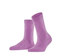 FALKE Women's New Prep W So Cotton Patterned 1 Pair Socks, Red Lipstick 8350, 5.5-8