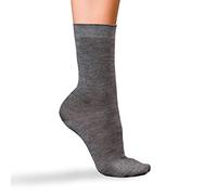 FALKE Women's No. 1 Finest W So Cashmere Plain 1 Pair Socks, Grey Light Melange 3390, 2.5-3.5