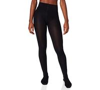 FALKE Women's No. 2 W Ti Silk Cotton Plain 1 Pair Tights, Blue Dark Navy 6379, M-L