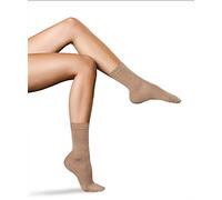 FALKE Women's No. 4 Socks Breathable Climate-Regulating Odour-Neutralising Camel Wool Silk Thin Warm Elegant Flat Seam For Pressure-Free Toes Extra-Soft For Dress Casual Business Looks 1 Pair