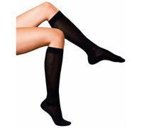 Falke Womens No1 Finest Cashmere Knee-High Socks - Black