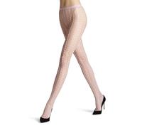 FALKE Women's Paradise Net W Ti Sheer Patterned 1 Pair Tights, Pink Shell 8045, L