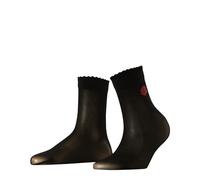 FALKE Women's Passionate 20 DEN W So Sheer Patterned 1 Pair Socks, Black 3009, 5.5-8