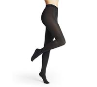 FALKE Women's Pure Matt 100 DEN W Ti Opaque Plain 1 Pair Tights, Grey Graphite 3146, M-L