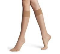 FALKE Women's Pure Matt 20 DEN W KH Sheer Plain 1 Pair Knee-High Socks, Beige (Powder 4169), 5.5-8
