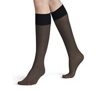 FALKE Women's Pure Matt 20 DEN W Kh Sheer Plain 1 Pair Knee-High Socks, Blue Marine 6179, 5.5-8