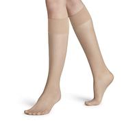 FALKE Women's Pure Matt 20 DEN W KH Sheer Plain 1 Pair Knee-High Socks, Skin colour (Crystal 4409), 5.5-8