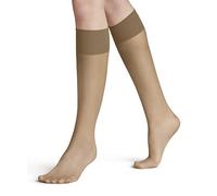 FALKE Women's Pure Matt 20 DEN W Kh Sheer Plain 1 Pair Knee-High Socks, Skin colour Golden 4699, 5.5-8
