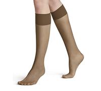 FALKE Women's Pure Matt 20 DEN W Kh Sheer Plain 1 Pair Knee-High Socks, Skin colour Sun 4299, 5.5-8