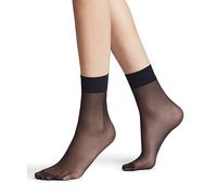 FALKE Women's Pure Matt 20 DEN W So Sheer Plain 1 Pair Socks, Blue Marine 6179, 2.5-5