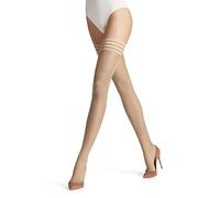 FALKE Women's Pure Matt 20 DEN W Stu Sheer Plain 1 Pair Stay-Ups, Skin colour Cocoon 4859, S