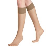 Falke Womens Pure Matt 20 Denier Knee High Stockings - Powder Tan