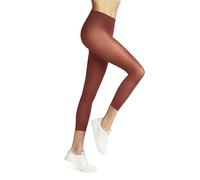 FALKE Women's Pure Matt 50 DEN Capri W Le Semi-Opaque Plain 1 Pair Leggings, Red Lobster 8862, S-M