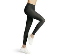 FALKE Women's Pure Matt 50 DEN W Le Semi-Opaque Plain 1 Pair Leggings, Green Forest 7474, S-M