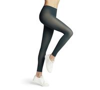 FALKE Women's Pure Matt 50 DEN W Le Semi-Opaque Plain 1 Pair Leggings, Green Mulberry 7448, M